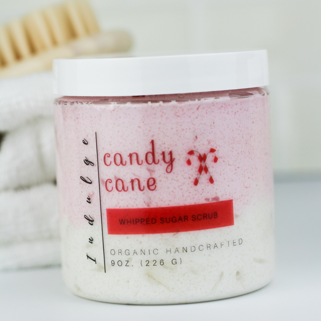 Candy Cane Foaming Body Scrub