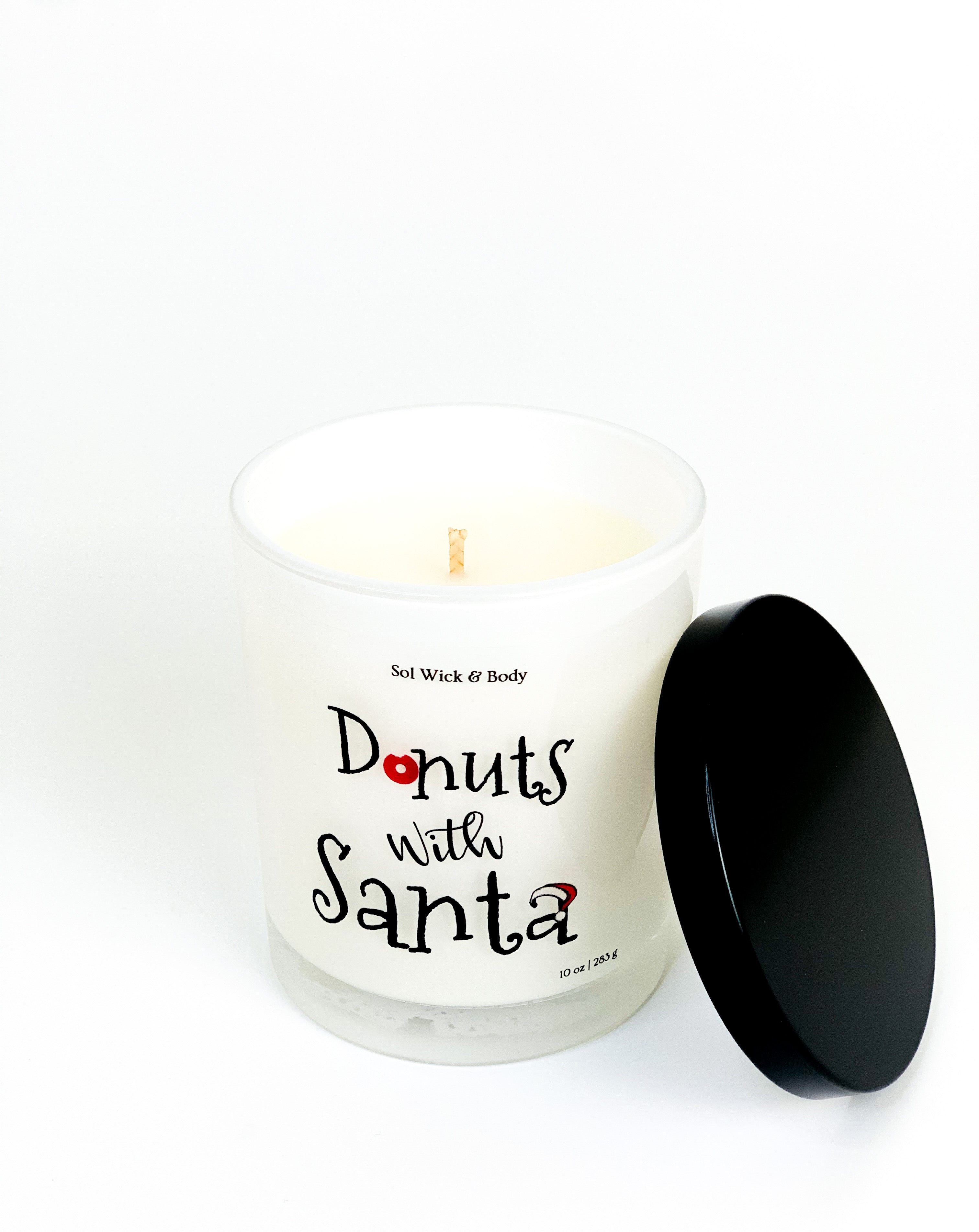 Donuts With Santa Candle