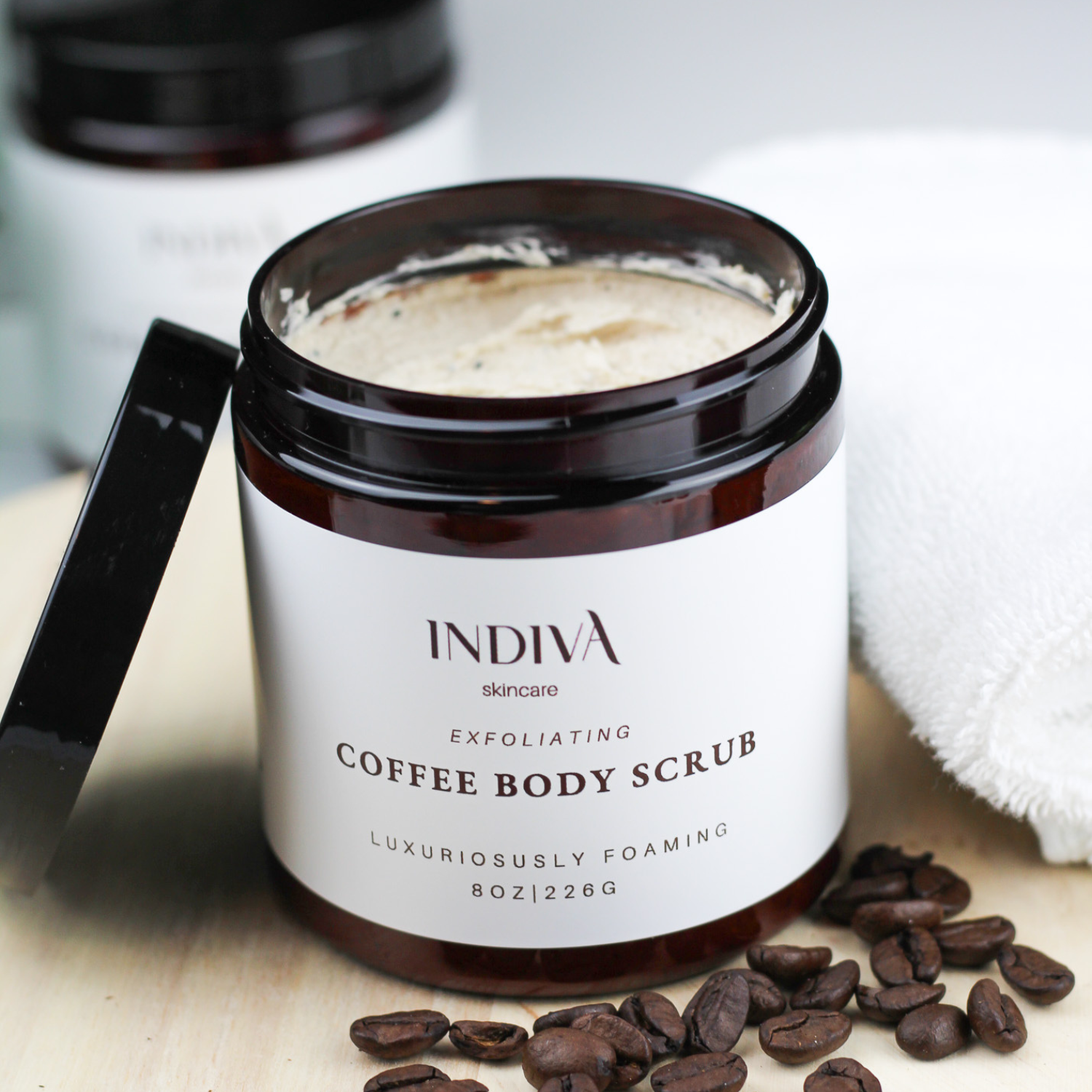 Foaming Coffee Body Scrub